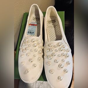 Kate Spade NY pearl Keds Triple decker